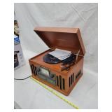 Crosley Radio And Record Player, 17' Wide, Works