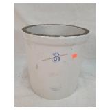 3 Gallon Red Wing Crock, Small Wing
