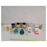 Fenton Piece , Davy Crockett Glass, Misc