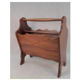 Walnut Magazine Rack