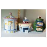 3 Cookie Jars