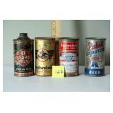 4 Steel Beer Cans