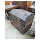 Antique Camel Back Trunk, 31' W X 29'H