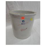Red Wing 2 Gallon Stoneware Crock, NICE