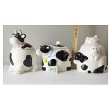 3 Cookie Jars