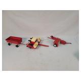 3- 1/16th IH Planter, IH Baler & Wagon