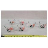 3- Hand Painted Bartlett Collins Sugar & Creamer