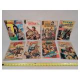 8- Vintage Western Comic Books