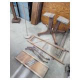 Horse Hames, Wood Churn Lid & Plunger