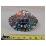 Fenton Blackberry Spray Glass Bowl 7' Dia.