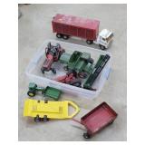 Played Farm Toys & ERTL Semi