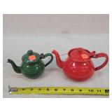 Small Enamel Teapots