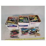 Large Lot Of Vintage Pens
