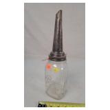 Mobiloil Embossed Oil Jar