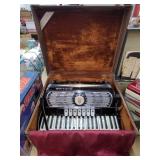 Vintage Titano Accordion With Case