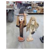 Christmas Angel & Halloween Porch Art, 36'H