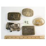5 Belt Buckels