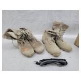 2 Pairs Desert Storm Boots Size 9.5W