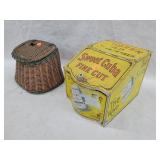 Sweet Cuba Tobacco Box And Fishing Basket