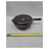 Cast Iron Skillet With Lid 10' Made In USA