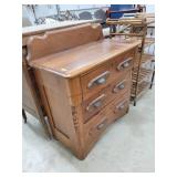 Small Antique Walnut Child's Dresser