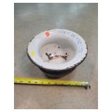 Rock Island Line Railroad Enamel Spittoon