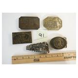 5 Belt Buckels