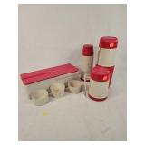 4-Piece Thermos Set With Cups & Lunchbox