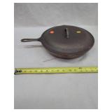Cast Iron Skillet With Lid # 10' Made In USA