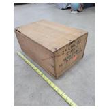 Wooden Peach Crate, 15' Long