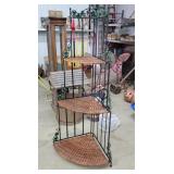 69x25 Metal Corner Shelf