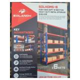 High End 40ft.-6 Section Metal Shelving Unit