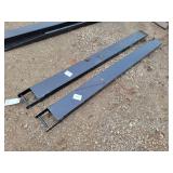 Set Of 72" Pallet Fork Extensions