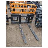 2026 Land Honor Skid Steer Pallet Forks 4" X 42"