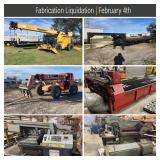 Retirement Auction Online Only Four Star, Inc Steel Fabricators