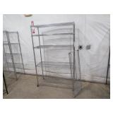 48' Wide SS Mobile Wire Rack