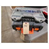 Lot - Nylon Anchors & Empty Organizer