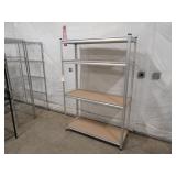 48' Wide Aluminum Framed Bookshelf