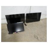 Lot - (3) Vizio TV's (2) 32' & (1) 24'