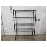 48' Wide Wire Rack (Black)