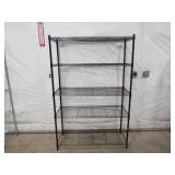 48' Wide Wire Rack (Black)