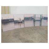 Lot - (5) 'Portsmouth Scenes' Wall Hangings
