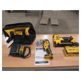 Lot - DeWalt Multi-Tool, Stapler w/ Battery & Bag