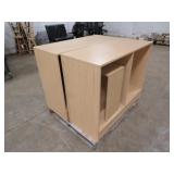 Lot - (2) 4-Shelf Display Units