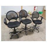 Lot - (3) Lab Chairs