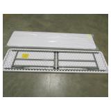 Lot - (2) 18' x 72' Folding Tables