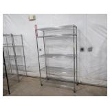 48' Wide SS Mobile Wire Rack