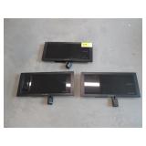 Lot - (3) Digital Wall Clocks
