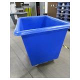 Uline Blue Poly Box Truck
