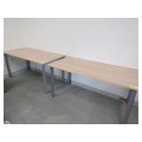 Lot - (2) 30' x 60' Worktables